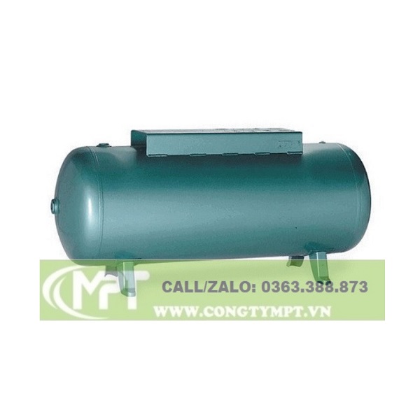 Bình chứa khí nén nằm ngang 500L (Horizontal Receiver Tank)